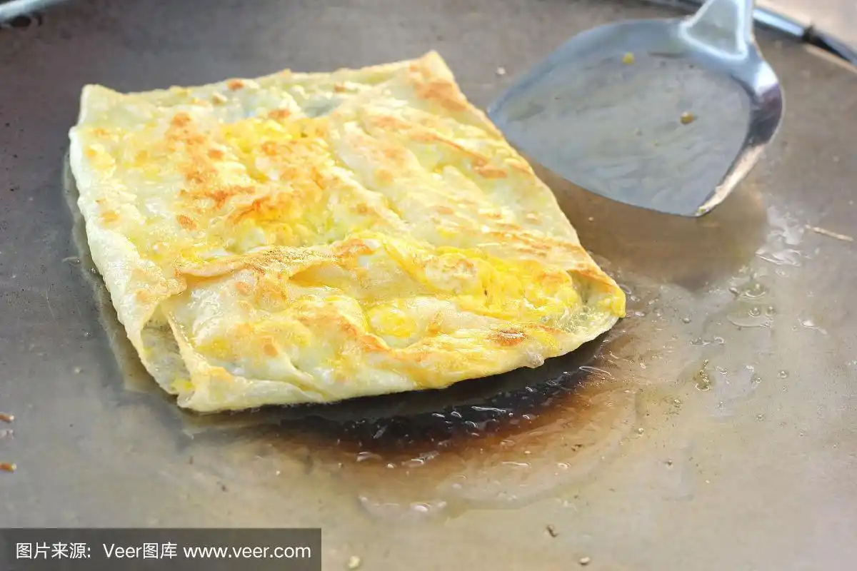 印度薄饼或烤面团