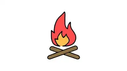 火苗的简单画法