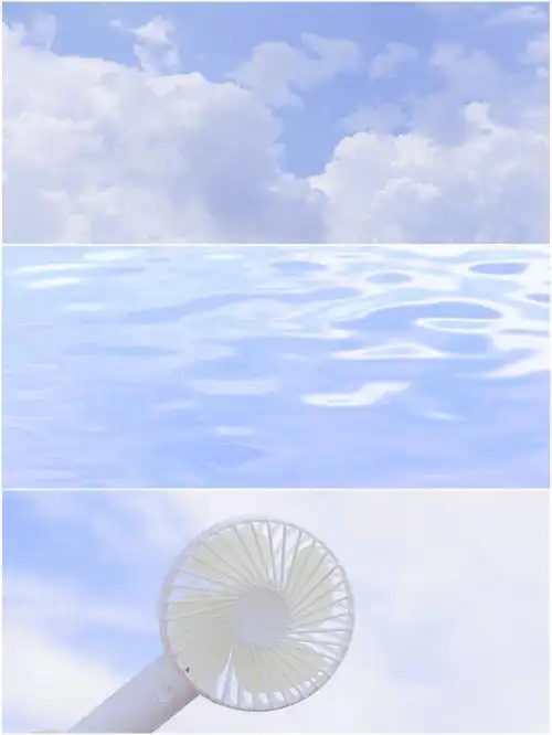 日系清新奶蓝调夏天的本身就是蓝色