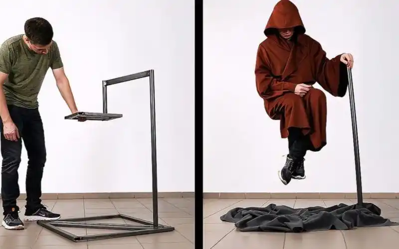 揭秘神奇的"人体悬浮术",知道魔术原理后,可能如过家家一般简单