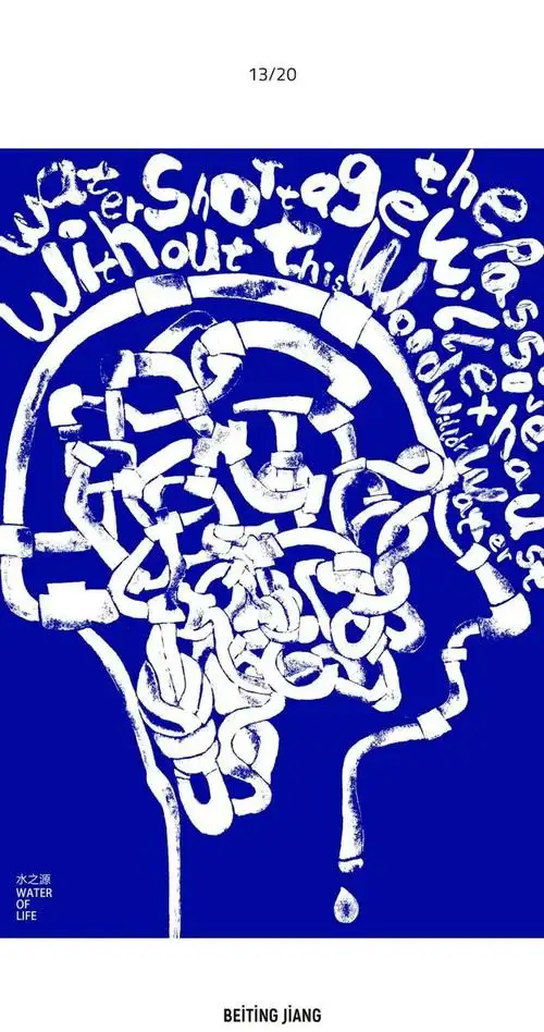 真的只有水土耳其博卢第二届国际海报设计大赛获奖作品赏析