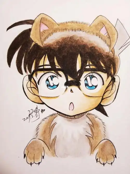 入坑水彩第二张#名侦探柯南  #水彩  #柯南  分下来显得我更新勤奋一