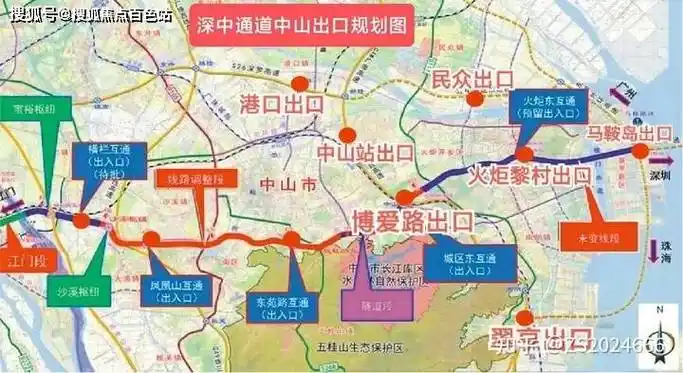 深中通道通车最新消息(2024年6月正式通车)_中山_出口_深圳