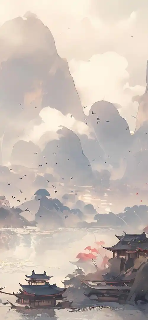 古风秋意满江(风景手机动态壁纸) - 风景手机壁纸下载 - 元气壁纸