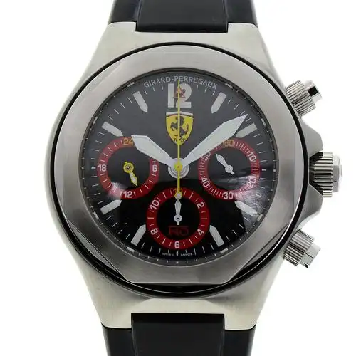 [9.0新]芝柏自动机械男表 法拉利限量款系列 精钢 计时已使用