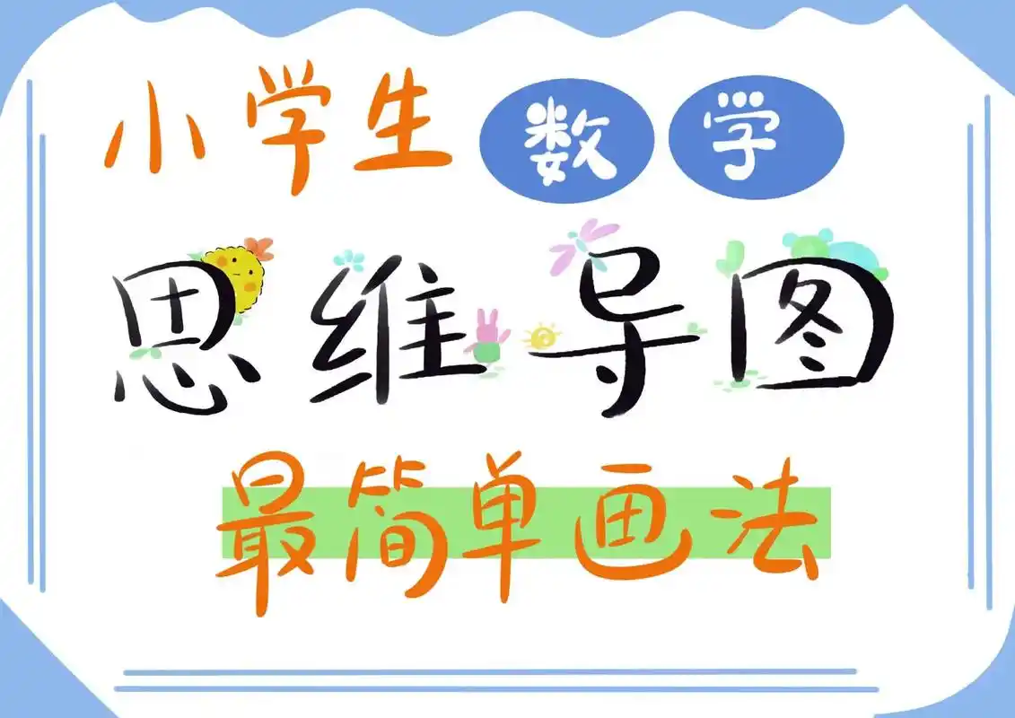 数学思维导图最简单的画法.三年级 数学思维导图 第二单元 除 - 抖音