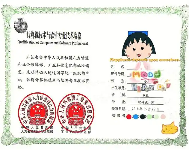 软件设计师中级职称