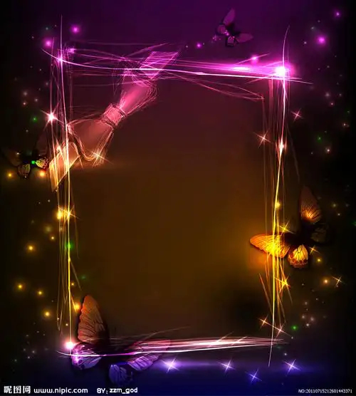 彩色动感相册相框图片