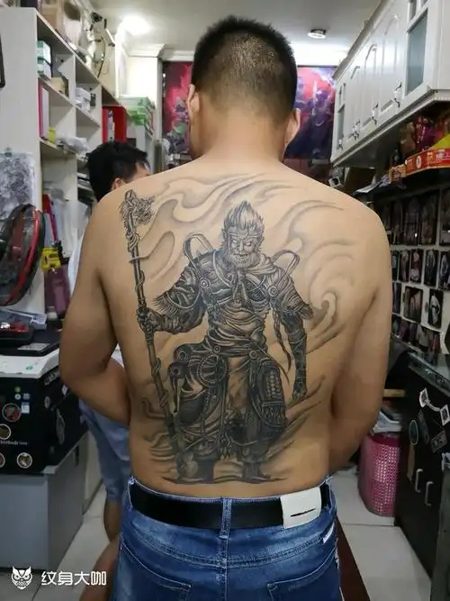 齐天大圣_纹身图案手稿图片_谭昌武的纹身作品集