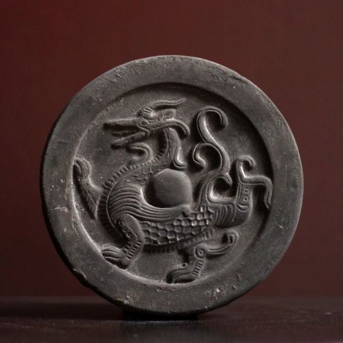 瓦当四神兽摆件仿古汉代瓦当陶器拓片制作素材古建筑收藏艺术品