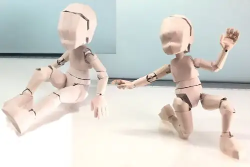 [推荐] 可动人形素体 纸模型