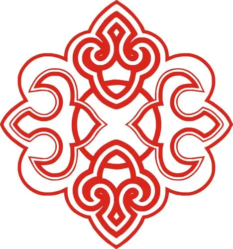 少数民族蒙古族中国国风传统艺术吉祥图案古典花纹设计素材