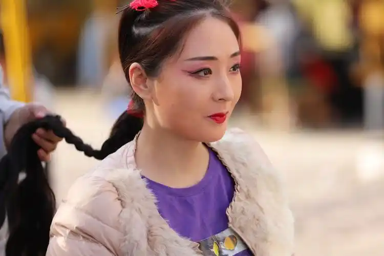 河南省京剧艺术中心后台化妆拍摄