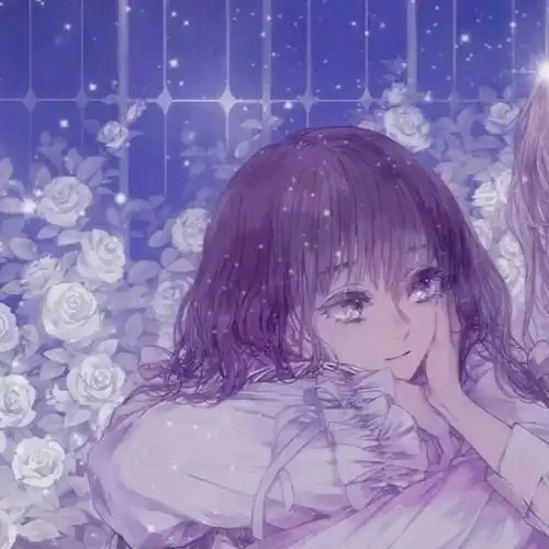 有没有闺蜜头像紫色系一个酷一个可爱的那种两人