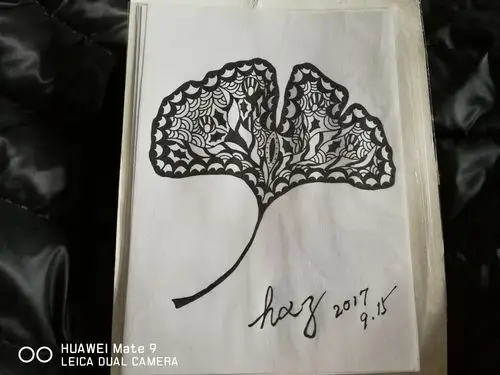 禅绕画之树叶系列