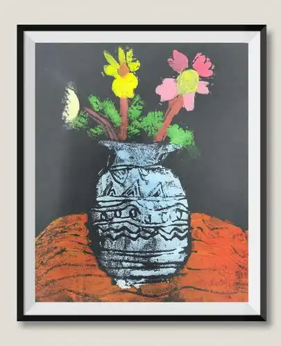 (12月作品精选)吹塑纸版画