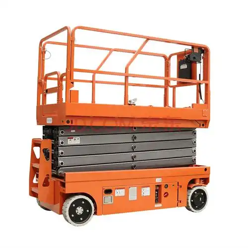 自行剪叉式升降机液压升降平台电动升降台小型移动高空作业登高车 升