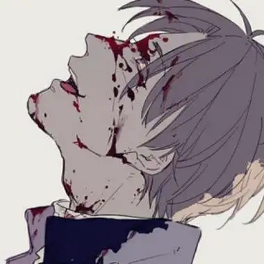 带血动漫男生头像_头像图片_扣扣乐园