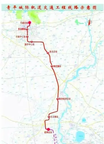 青岛地铁14号线规划图(仅供参考)