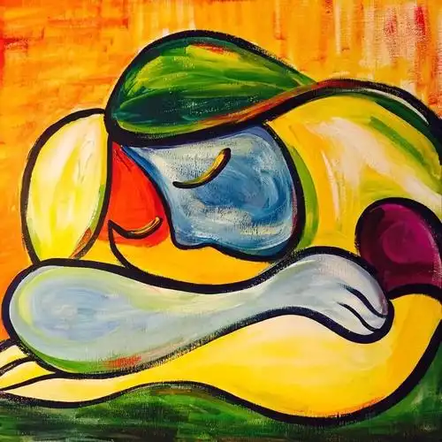 毕加索抽象画(毕加索抽象画图片)