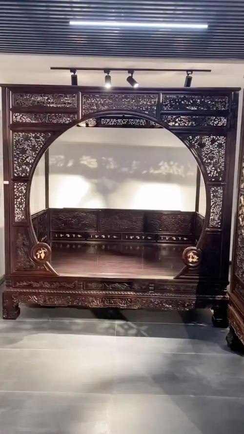 小叶紫檀架子床