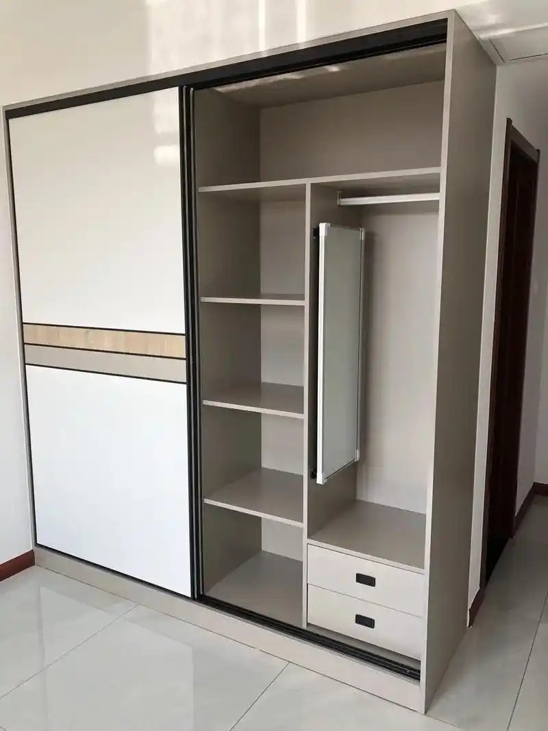 10款推拉门衣柜效果图展示.#旭森木业 #全屋定制工厂10款 - 抖音