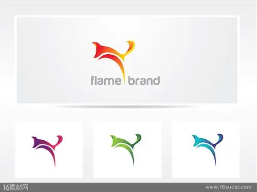 关键词:彩色logo渐变logo拼接logo狐狸logo立体logo品牌logo动物logo