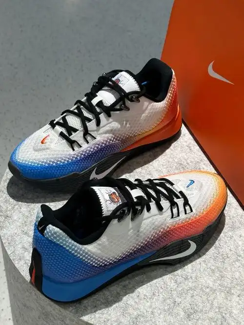 白蓝橙鸳鸯新款外场篮球鞋太帅了也🆘