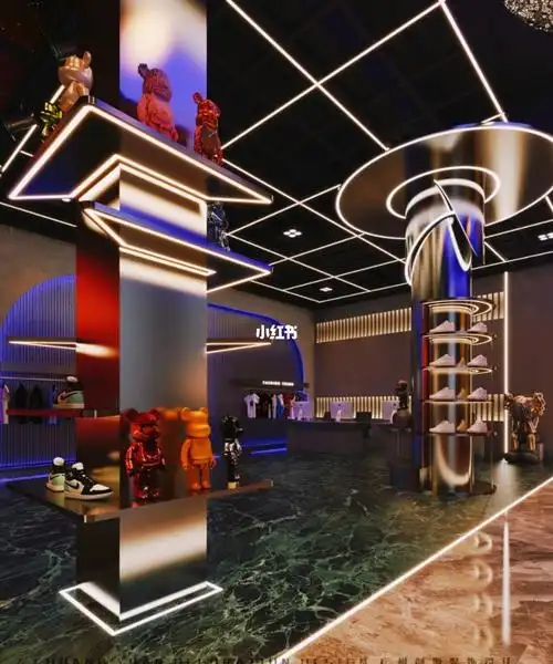 男装直播间设计  #潮流男装直播间设计  #男装直播间装修设计