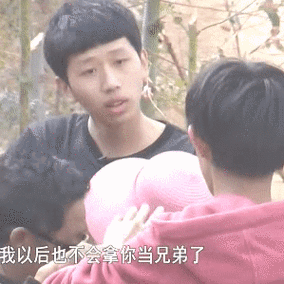 我以后也不会那你当兄弟了(王境泽动图表情包)_王境泽动_兄弟_不会