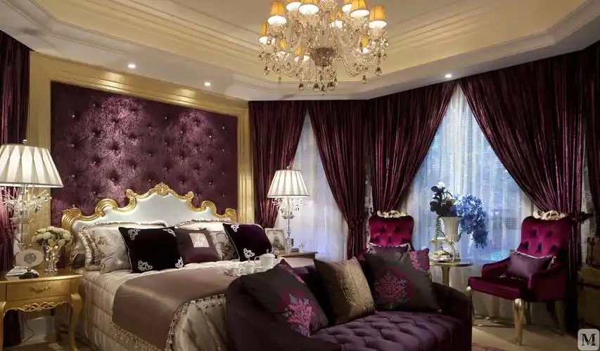 6万278㎡简欧四房装修华丽欧式