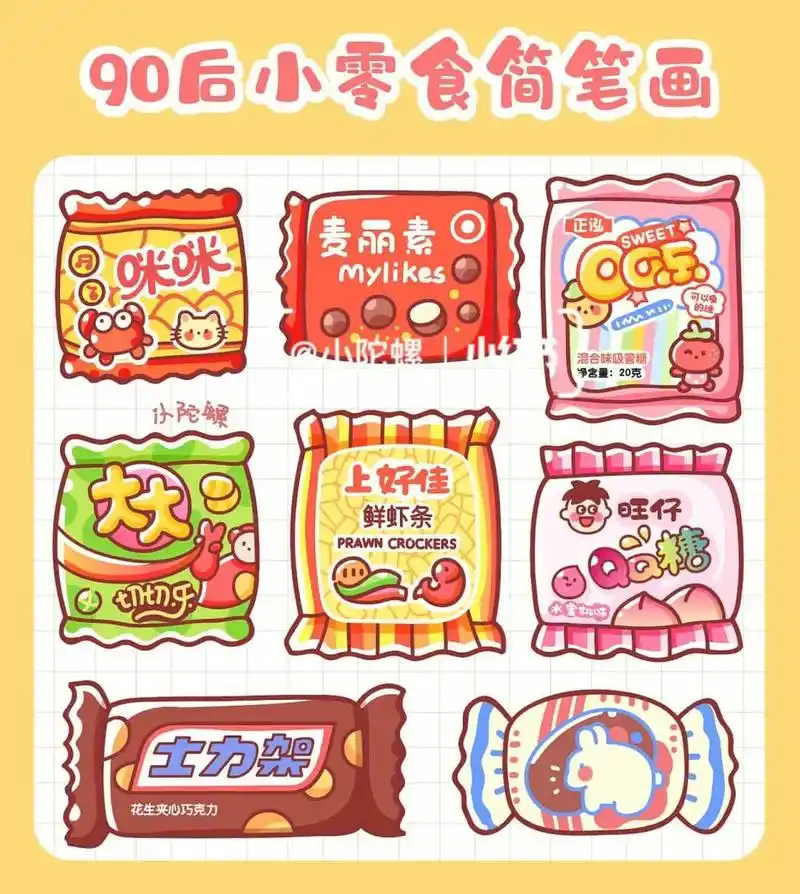 简笔画教大家画简笔画 #吃货的世界唯有美食不可辜负 #深夜 - 抖音