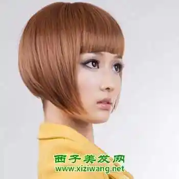 圆脸沙宣短发烫发发型潮流感觉女生最爱