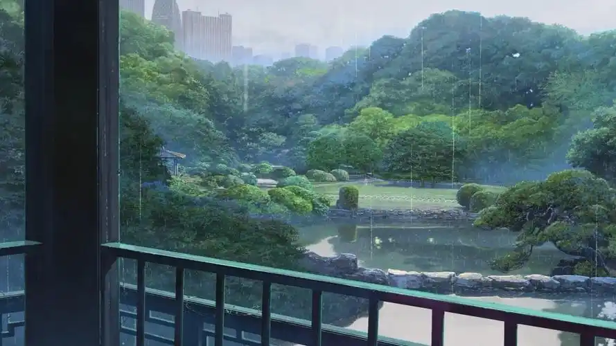 动画电影《言叶之庭》经典唯美图片桌面壁纸高清大图预览1920x1080