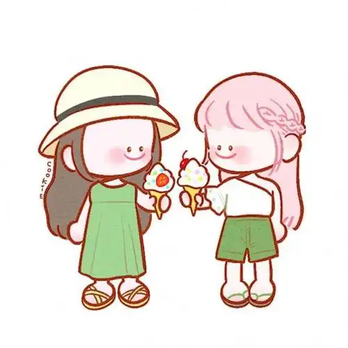 可爱闺蜜图片,两人一图