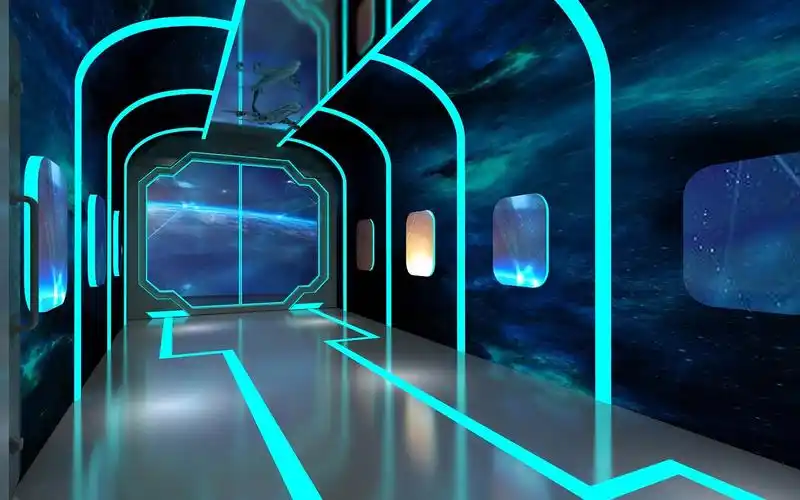 科技感通道设计效果图