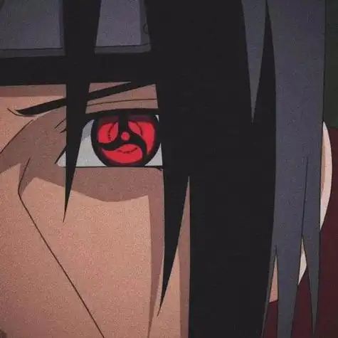 火影头像写轮眼流血