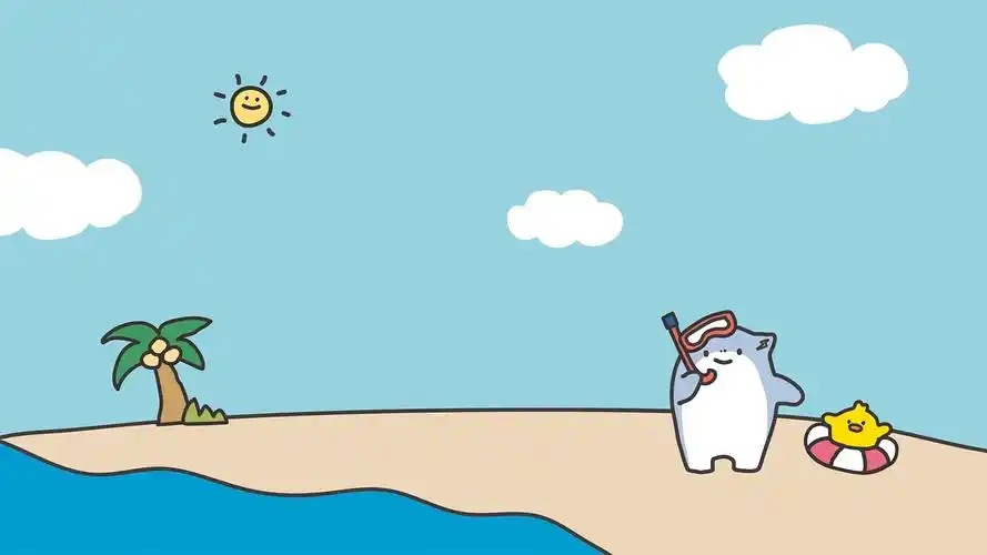 卡通趣味小动物主题mac壁纸- 趣味壁纸,卡通小动物壁纸,纯色背景壁纸