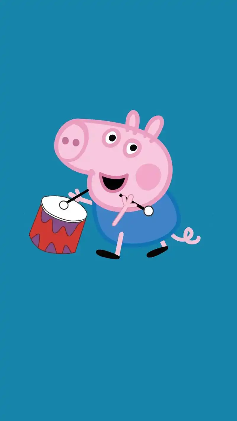 小猪佩奇简笔画涂色