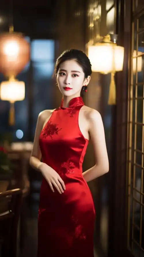 星光熠熠绝美旗袍明星气质写真演绎东方韵律