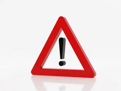 道路感叹号图片-道路感叹号素材-道路感叹号插画-摄图新视界