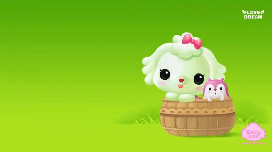 爱米莉爱和梦想可爱壁纸