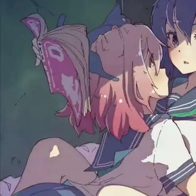 情侣头像百合头像