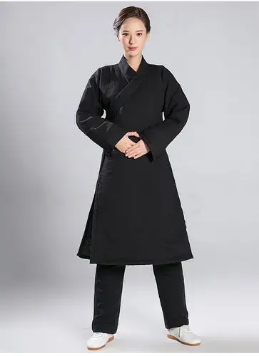 武当武农道教长褂长袍 秋季 道士服装 道服亚麻道袍男道衣 - 痕风的