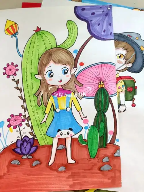 马克笔初级动漫