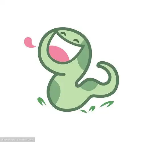 snake cartoon character cute isolated on white background