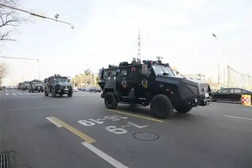 霸气即墨新型防暴车武装巡逻