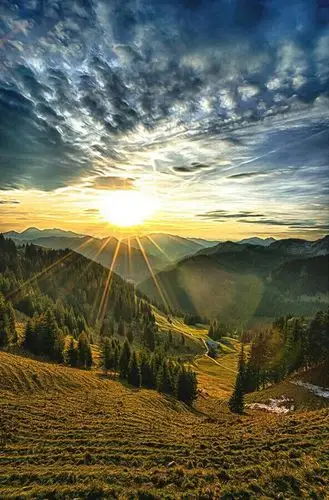 充满正能量的日出