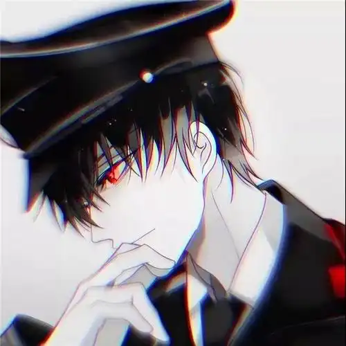 二次元头像男高冷帅气黑暗系_男生动漫头像_头像屋