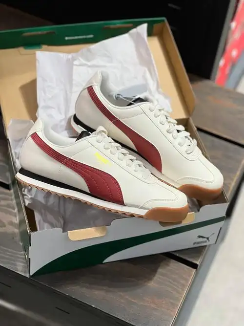 puma彪马 roma 男女情侣同款跑鞋 复古经典阿甘鞋休闲鞋369571